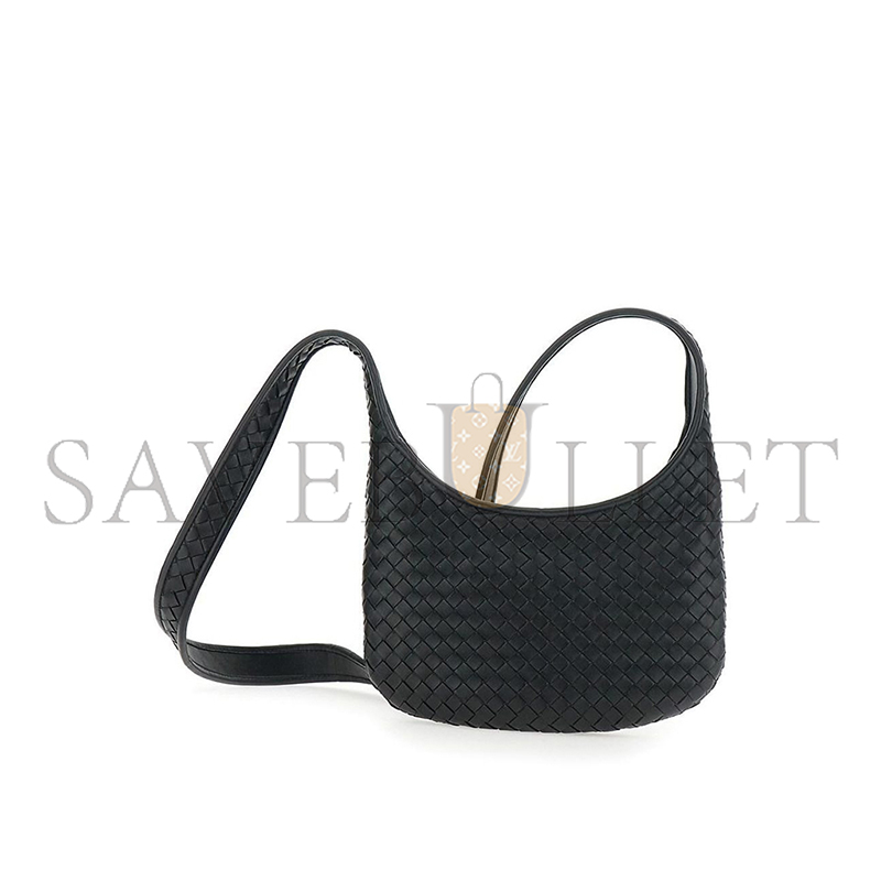 BOTTEGA VENETA INTRECCIATO LEATHER CROSSBODY BAG (25*17*3cm)